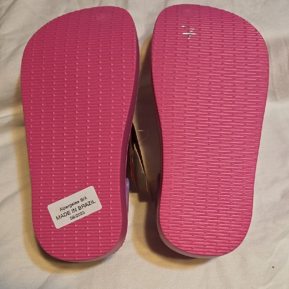 Havaianas Pink and Purple Sandals with Adjustable Strap